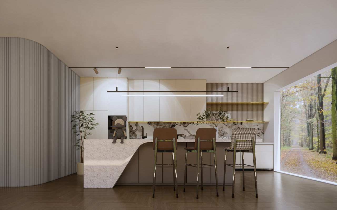 钛金灰生态板-板材全屋定造案例