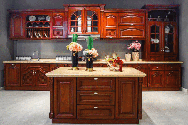 97国际苏明哲同款欧式实木橱柜