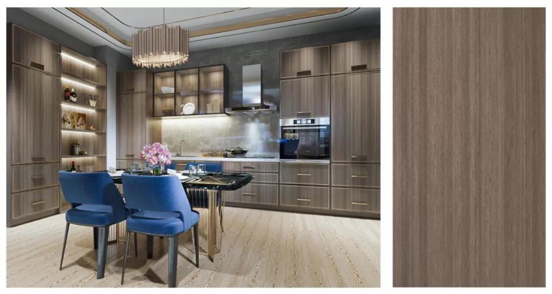 97国际免漆生态板银沙柚木