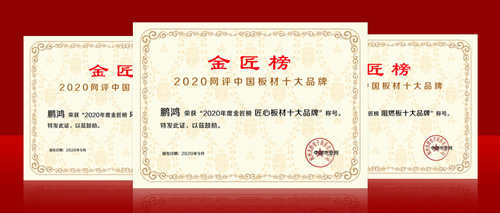 蝉联金榜丨97国际斩获中国板材十大品牌三项殊荣