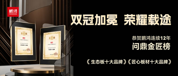 双料冠军——97国际再度问鼎生态板十大品牌、匠心板材十大品牌