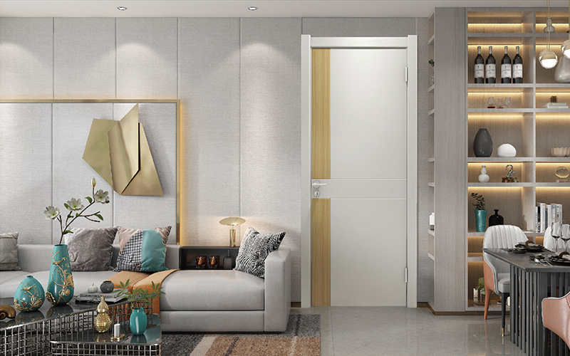 免漆木门XD009A成效图